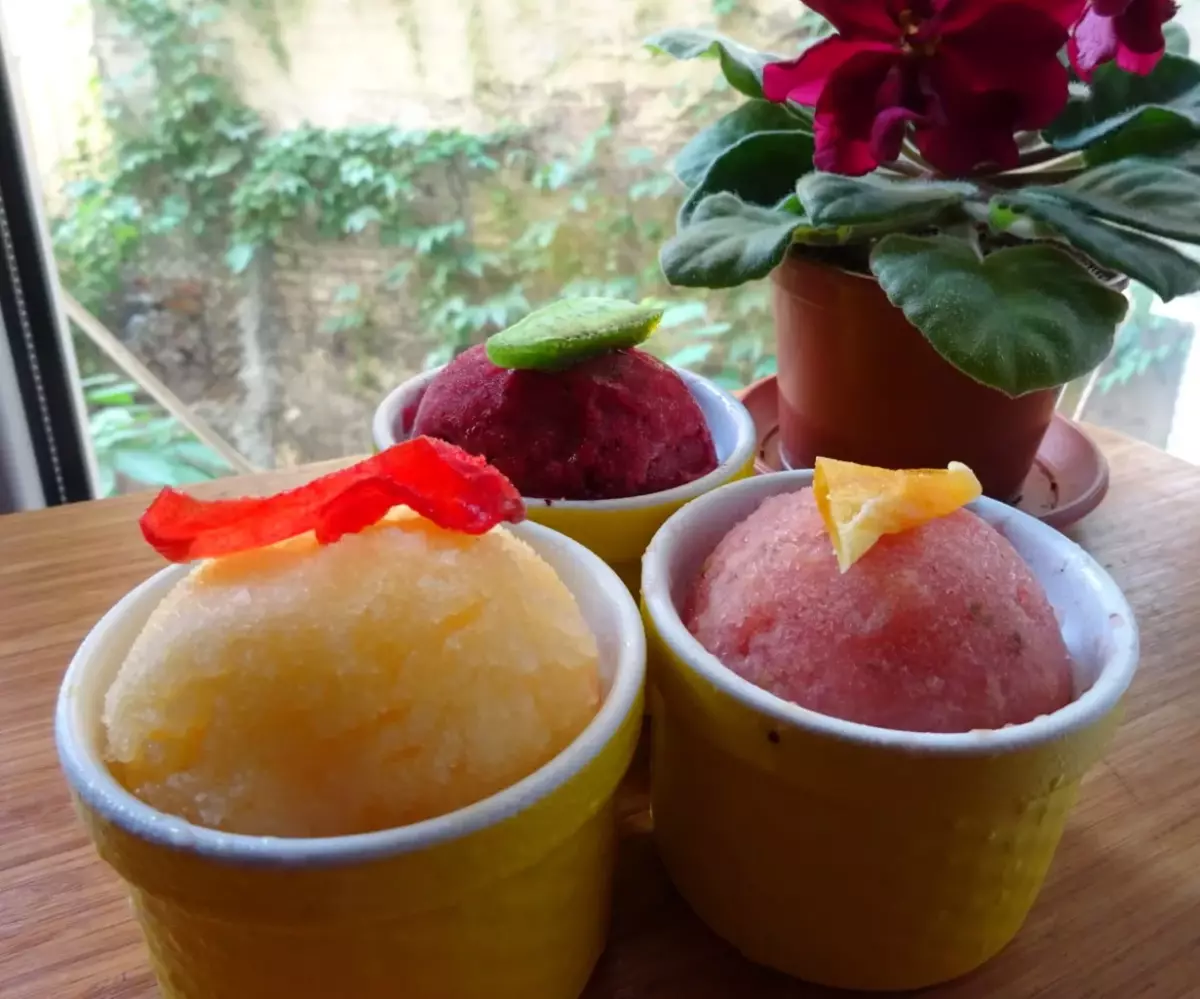 Lemon and Orange Sorbet