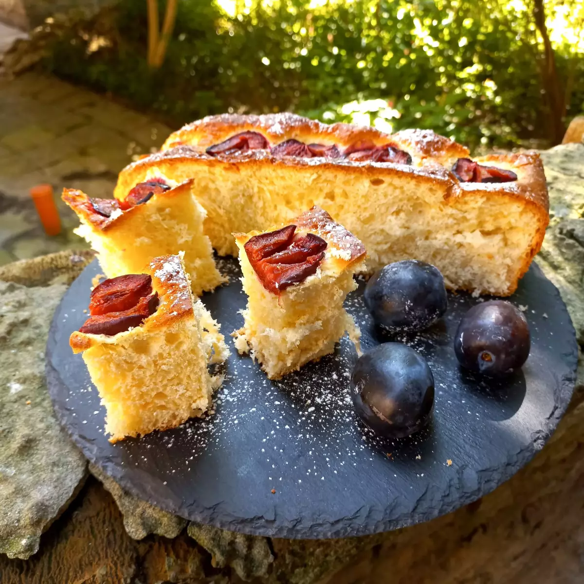 Gâteau aux prunes