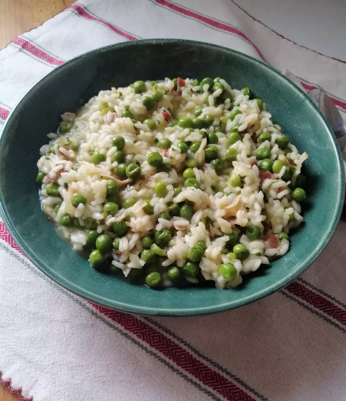 Rizi-Bisi (riz au petits pois)