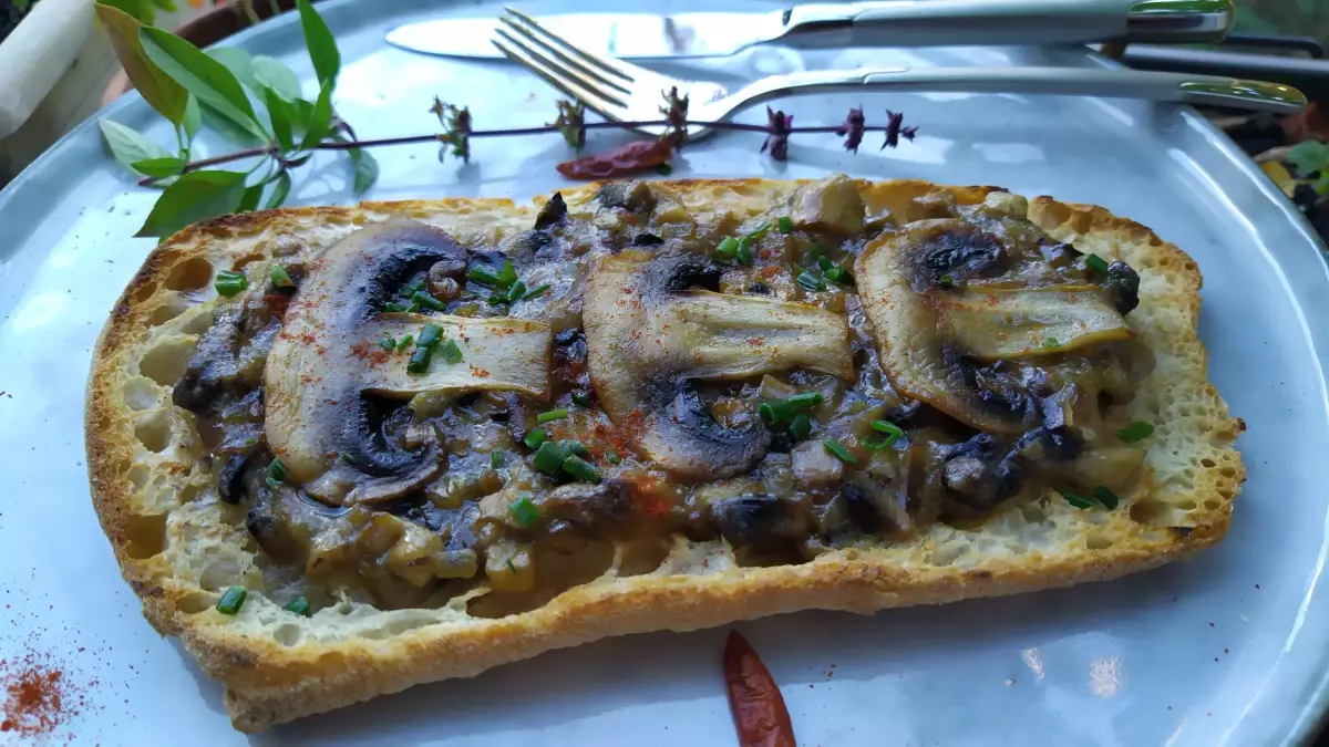 Croûtons aux champignons
